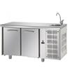 Tecnodom Tavolo Refrigerato Positivo Tecnodom 2 Porte GN 1/1 Piano con Lavello