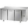 Tecnodom Tavolo Refrigerato Positivo Tecnodom 3 Porte GN 1/1 Senza Motore con Alzatina