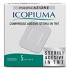 Icopiuma COMPRESSA ADESIVA TESSUTO NON TESSUTO 7,5 X 5 CM 5 PEZZI