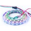 BTF-LIGHTING WS2812E Fili in lega ECO RGB 5050SMD Indirizzabile individualmente 1m 60Pixel PCB nero flessibile Full Color LED Pixel Strip Dream Color IP67 impermeabile Solo progetti fai-da-te DC5V