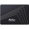 Netac SSD Interno, SSD 1 TB, SSD Interno-fino a 560 MB/s, 3D NAND, SATA, 2.5 Pollici, Metallico