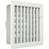 La Ventilazione GCSIB2020140 Griglia Incasso per Camini, Alluminio Verniciato Bianco, 200 x 200 mm