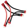 FLY RC 2pcs Deans T Connettore Serie Batteria Adattatore Cavo in Silicone Morbido per Elicottero RC Lipo Quadcopter