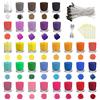 Lzshop-EU 34 coloranti per Candele colorante per Cera di soia in Fiocchi per la Produzione di Candele colorante per Cera per Candele Fai-da-Te 5 g per Confezione