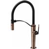 Newform - O'Rama miscelatore 2 getti cucina spazzolato finitura rame bronzato spazzolato cod. 68735.57.067