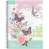 herlitz Herl - Blocco a spirale, 28 farfalle A4, Quadernone