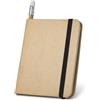 Block notes A7 con elastico da 140 pagine Bronte personalizzate o neutre