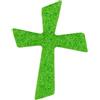 Petra's Bastel News Petra S bastel News a croce-krf2540 - 61 50 x 40 mm, Feltro Verde Mela
