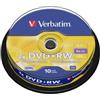 Verbatim - Scatola 10 DVD+RW - 43488 - 4,7GB (unità vendita 1 pz.)