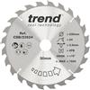 Trend Lama per sega CraftPro TCT per uso generico, diametro 235 mm x 24 denti x foro 30 mm, punta in carburo di tungsteno, CSB/23524