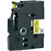BROTHER Nastri nero su giallo compatibile con Brother TZE-611 nero su giallo 8 metri