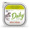 almo nature Daily Dog Menu No Grain Paté, Cibo Umido per Cani, Pollo e Piselli, 300 g, Confezione da 9