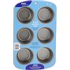 PME CSB108 Teglia Antiaderente, Carbonio, Grigio, 6 Muffin