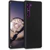 kwmobile Custodia Compatibile con Motorola Edge (2020) Cover - Back Case per Smartphone in Silicone TPU - Protezione Gommata - nero matt