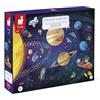 Janod - Puzzle Educativo Bambino Sistema Solare 100 Pezzi - Sviluppo della Motricità Fine e della Concentrazione - Dall'Età di 5 Anni, J02678