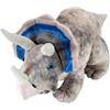 Wild Republic Dinosauria Mini Triceratopo, Dinosauro Di Peluche, Pupazzo Dinosauro, Peluche Per Regalo Di Compleanno, Imbottitura Realizzata Partendo Da Bottiglie Riciclate, 25 cm