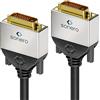 Sonero® Premium Cavo DVI Dual Link, 1,50 m, WQXGA (2560x1600), nero