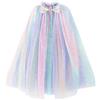 PHOGARY Mantello Principessa Bambina, Mantello Colorato Della Principessa Accessorio Accessorio Scialle Cape Ragazze da Carnevale Principessa Cosplay Costume Travestimento Compleanno Halloween Feste (75cm)
