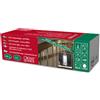 Konstsmide 2760-103 / Tenda di luci LED 6 bacchette effetto neve luccicante / 60 diodi bianco caldi/a batteria sino a 130h / cavo trasparente