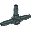GARDENA raccordo a t tubo per tubo da 3/16 per microirrigazione per tubo da 3/16 conf.pz10 in blister(13125-26)