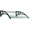 Ferrari Pensilina in policarbonato trasparente Dim.cm.120x80x23H Art.226257