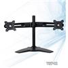 Tronje Supporto monitor Tronje -Base da tavolo per monitor doppio 15"-24" max 12kg nero [TRW25193]