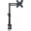 Techly Supporto monitor Techly - Braccio per monitor singolo 13-19" max 8kg nero medio inclinabile