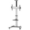 Techly Supporto a Pavimento Techly con una Mensola Trolley Tv 37-70''