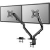 Newstar Supporto monitor Newstar FPMA-D650D per 2 schermi (morsetto) 17-27 inch -[FPMA-D650DBLACK]