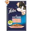 Purina Cat Felix le Ghiottonerie Salmone e Zucchine in Gelatina - Confezione da 85 Gr