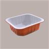CONTITAL Contenitore Alluminio Terracotta interno bianco laccato 1 Porzione Smothwall 157x124H40mm AS22049750 pezzi