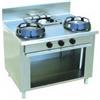 Cucina etnica WOK a 2 fuochi. Cm. 120x70x85H.
