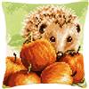 VERVACO Kit Cuscino Punto Croce Riccio con Le Mele Set Ricamo Principianti Cuscini Gobelin Decorativi ca. 40 x 40 cm Accessori per Lavoretti Creativi DIY Casa Decor Hobby Adulti Cross Stitch