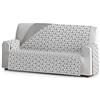 Eysa Italia Nordic Salva, Microfiber, C/6 Grigio, 3 posti 160cm. Adatto per divani da 170 a 210 cm