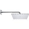 Bossini - Soffione Paris Cube quadrato a parete acciaio inox - H77604I