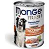 MONGE FRESH CANE SENIOR UMIDO 400 G BOCCONI IN PATE' TACCHINO E ORTAGGI