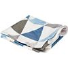 Home Fashion 66341 - 106 - Blu 50 x 50 cm Federa con Stampa Digitale, Velluto, Blu, 1 x 50 x 50 cm