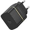 OtterBox EU Caricatore murale USB-C PD 20W, carica Fast Charge per Smartphone e Tablet, resistente a cadute, robusto, ultra durevole, Nero