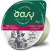 Oasy More Love Cat Green Cup in salsa naturale 70 gr - Pollo Manzo con Spinaci - Confezione da 6 pezzi - Cibo umido per gatti - 1° ORDINE? scegli lo sconto BZR5 / BZR20 + 200 punti fedeltà