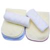 Amasawa 12 Pezzi Neonati Pannolino Cotone Morbido Riutilizzabile Pannolino Pannolini Stoffa Multifunzione Inserto Traspirante per Pannolini Asciugamano ad Assorbimento (Tre Strati 32 * 12 Cm)