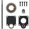OTOTEC Electric Roto Starter Back Cover Backplate 11011 12mm Start Rod Con Viti Compatibile Con HSP 1/10 16/18/21 Nitro Motore RC Modello Auto Parte