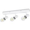 Dehobo Bianco Faretti LED Soffitto 3 Luci, Plafoniera LED Soffitto E27
