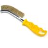 SIT Tecnospazzole Spazzola in ottone con manico giallo SIT SPID 0012