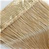 Vidillo Tenda a fili per porta, pannello a frangia per finestra, divisorio per stanze, casa, patio, camera da letto, decorativa, con nappe, fili argentati, per matrimoni, caffetteria, ristorante Champagne