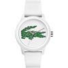 Lacoste Orologio Analogico al Quarzo da donna con cinturino in silicone Bianco - 2001097