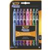 BIC Penna gel a scatto BIC Gelocity Quick Dry 0,7 mm assortiti Conf. 8 pezzi - 964770