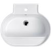 Colavene - Lavabo Tino in ceramica Bianco Opaco 60X50 h30 Senza FORO - LATN605T