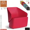 Elleci Office IKEBANA poltrone singola rivestimento tessuto King Flex e imbotiture ingnifugo Class 1IM