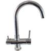 Rubinetto ForHome® 4 Vie Per Acqua Depurata Rubinetto Per Depuratore (colore: Cromo)