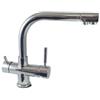 Rubinetto ForHome® 4 Vie Per Acqua Depurata Rubinetto Per Depuratore (colore: Cromo)